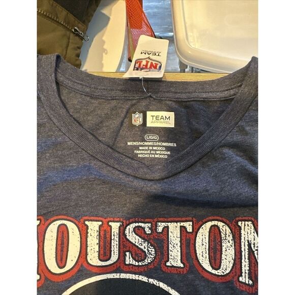 Houston Texans T Shirt Mens Large Navy. Authentic. NWT. 1 - Picture 3 of 6